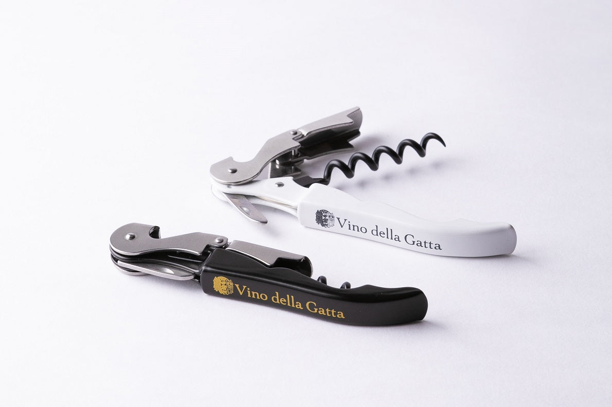 ダブルアクション・ロゴ入りソムリエナイフ