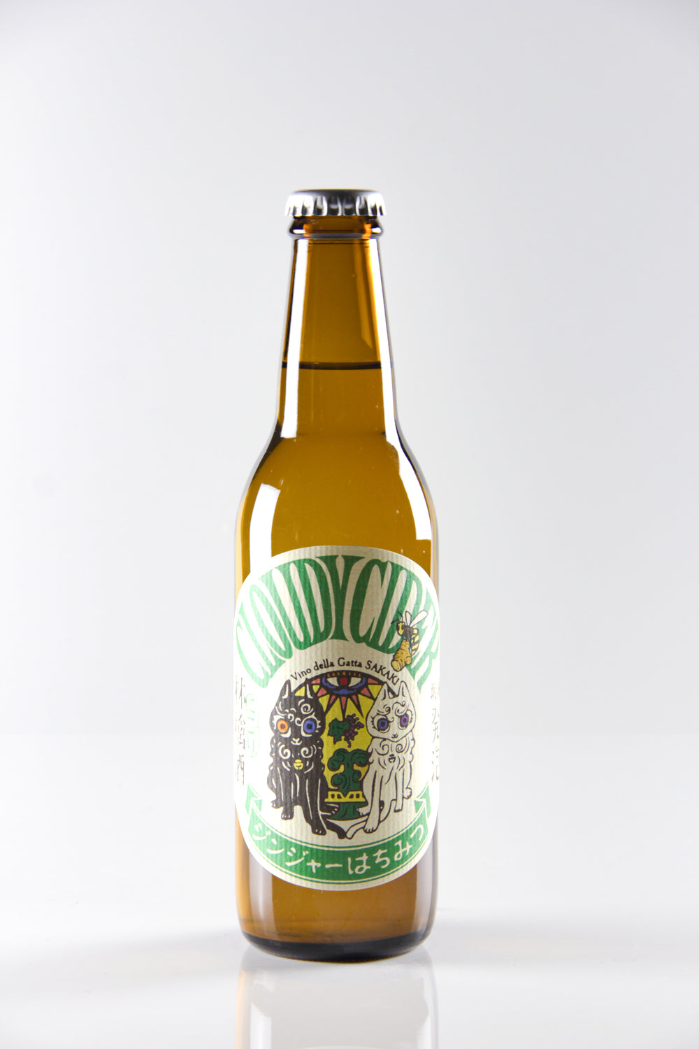 坂城発泡にごり林檎酒 ジンジャーはちみつ(330ml)